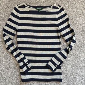Ralph Lauren striped long sleeve top